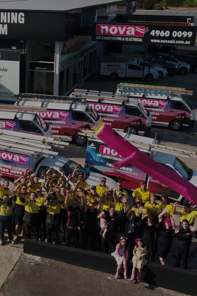 Nova Air van working across Newcastle and the Hunter