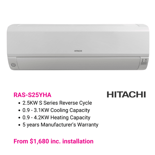 Split system model supplied and installed by Nova Air