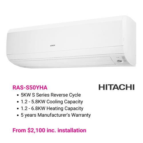 Split system model supplied and installed by Nova Air